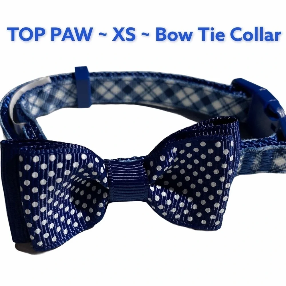 TOP PAW ~ XS ~ Pet Bow Tie Collar - Picture 1 of 6